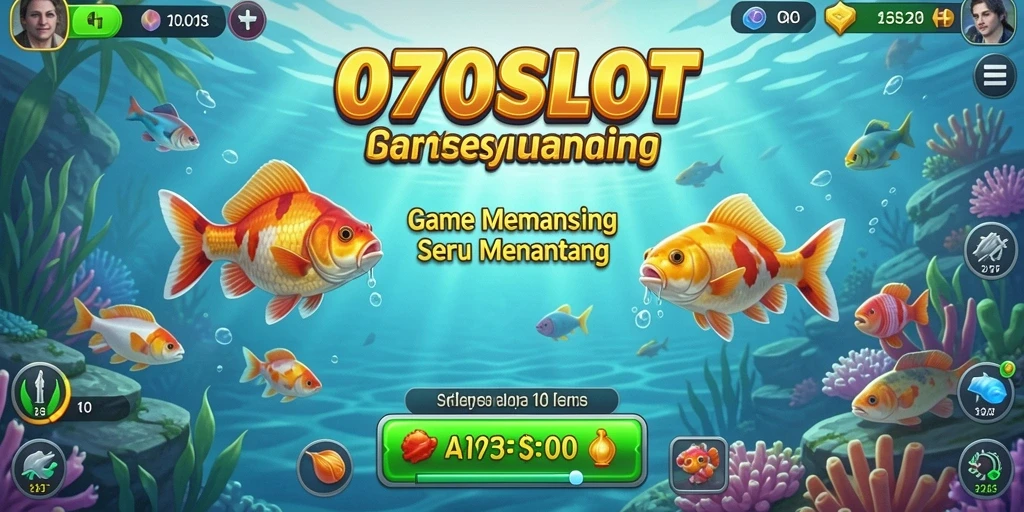 Tampilan gameplay 070SLOT yang seru dan menantang saat memancing.