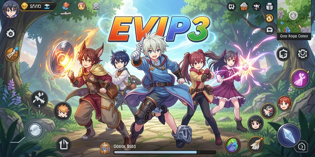 Tangkapan layar menunjukkan karakter anime sedang bertarung dalam game.