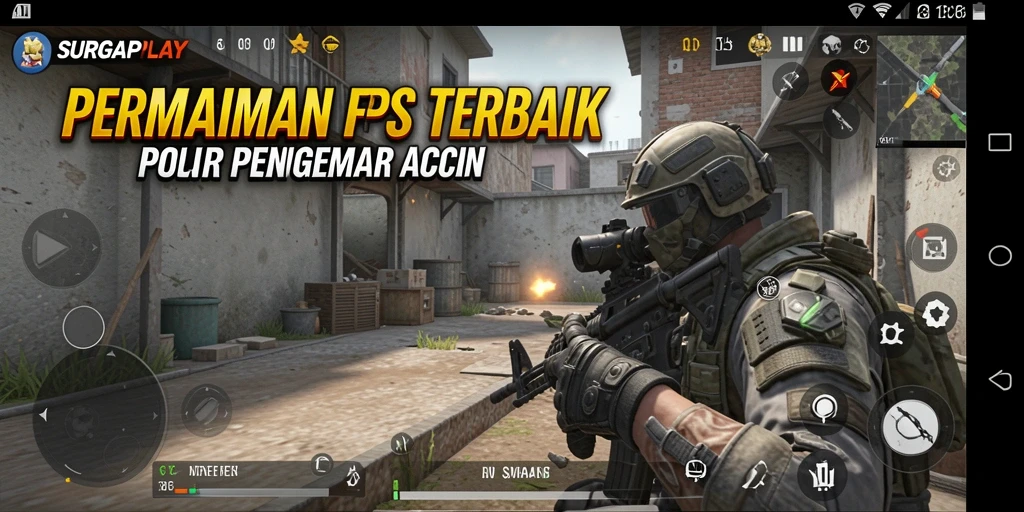 Gameplay seru di SURGAPLAY dengan aksi FPS menegangkan.